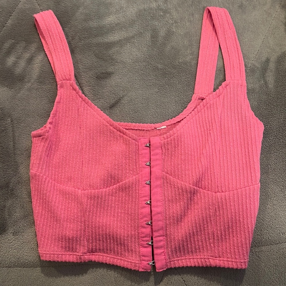 pacsun pink corset
